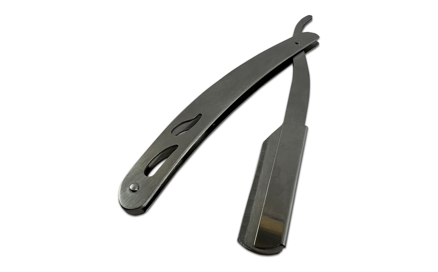 barber type folding razor 